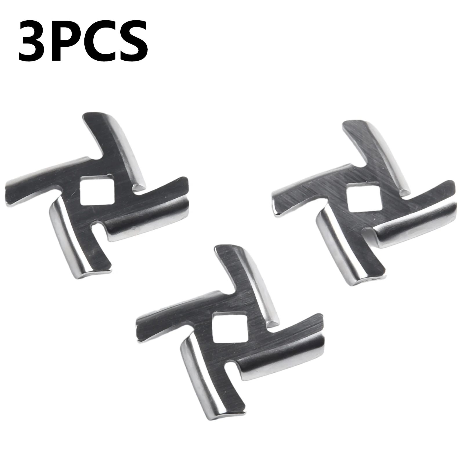 1/3 Pieces/Set Meat Mincer Knifes Stainless Steels Bore 8mm 4 Blades Square Hole Kitchen Meat Grinder Parts