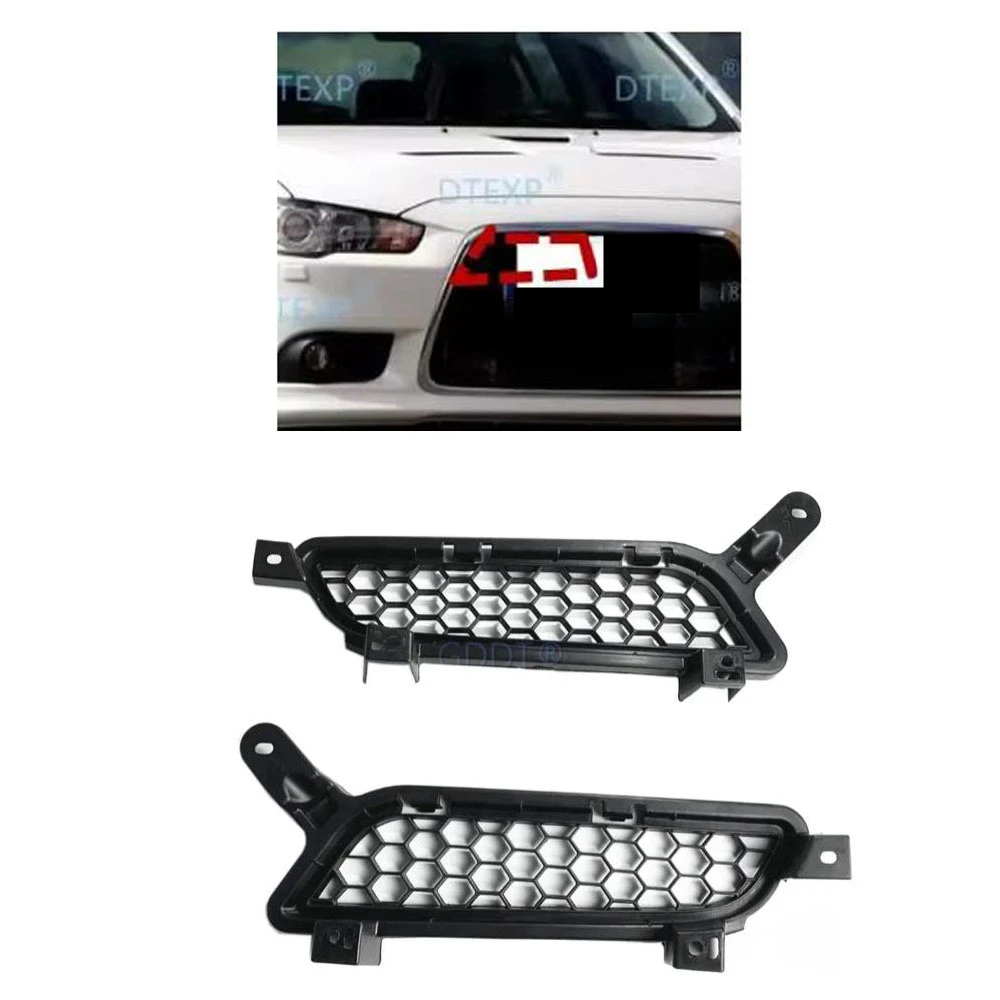 

1 Piece Central Grille for Lancer Gt OE Bumper Nets for Fortis Sport Front Net Left or Right or Pair CX CY 2007-2016