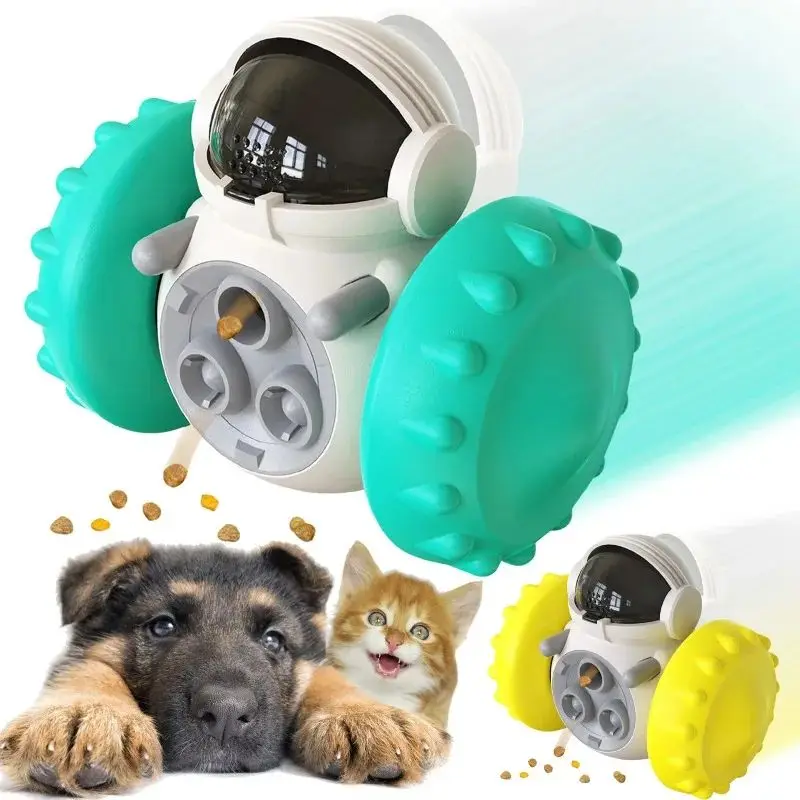 Dog Toy Tumbler Leaky Food Pet Food Interactive Tumbler Slow Feeder Funny Toy Food For Pet Dogs Cats Training Dog Supplies