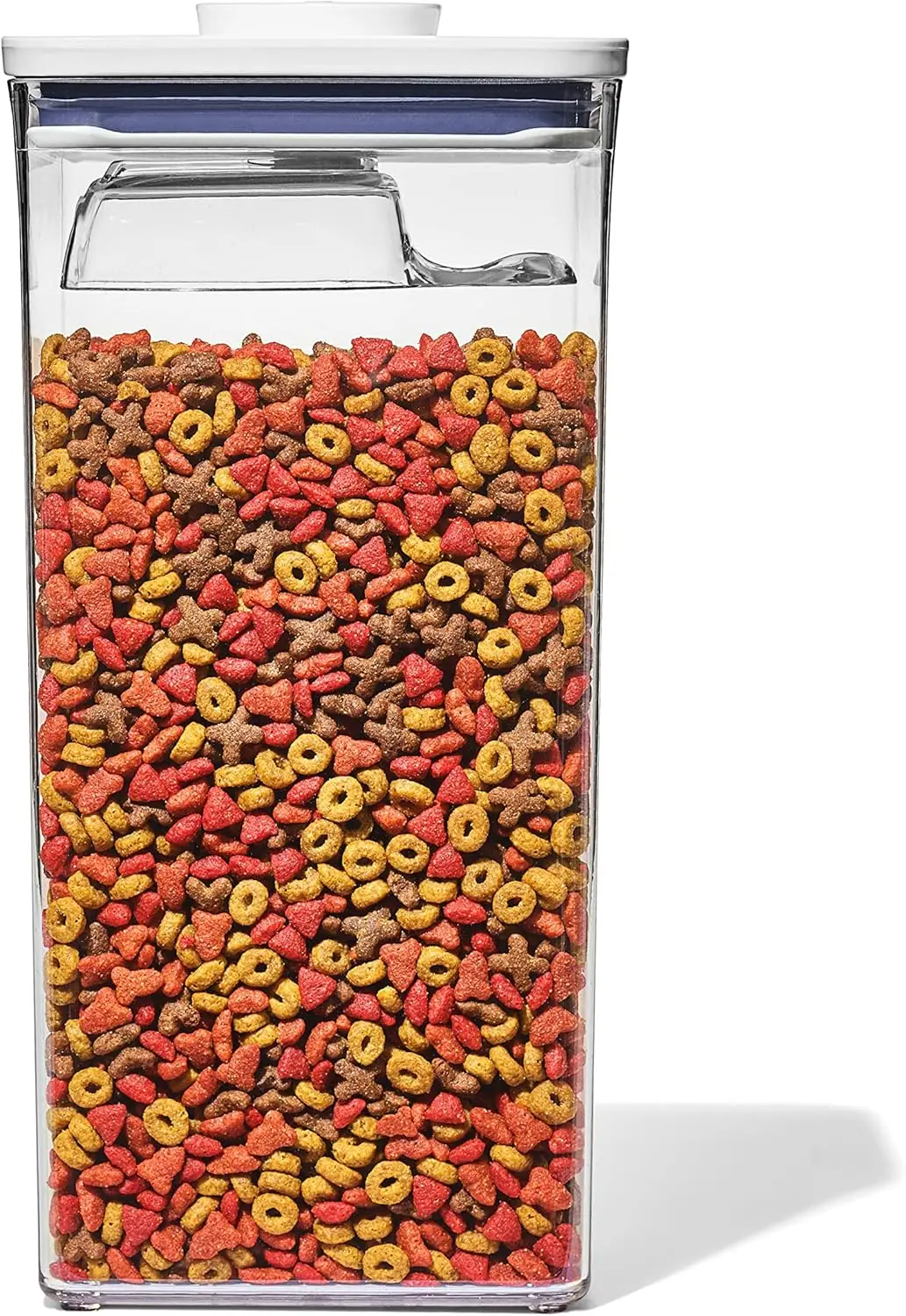 

Контейнер для домашних животных POP Good Grips — 6,0 кварты/5,7 л с полурупой | Идеально подходит для корма для собак до 6,5 фунтов или корма для кошек емкостью 4,5 фунта. | Герметичный