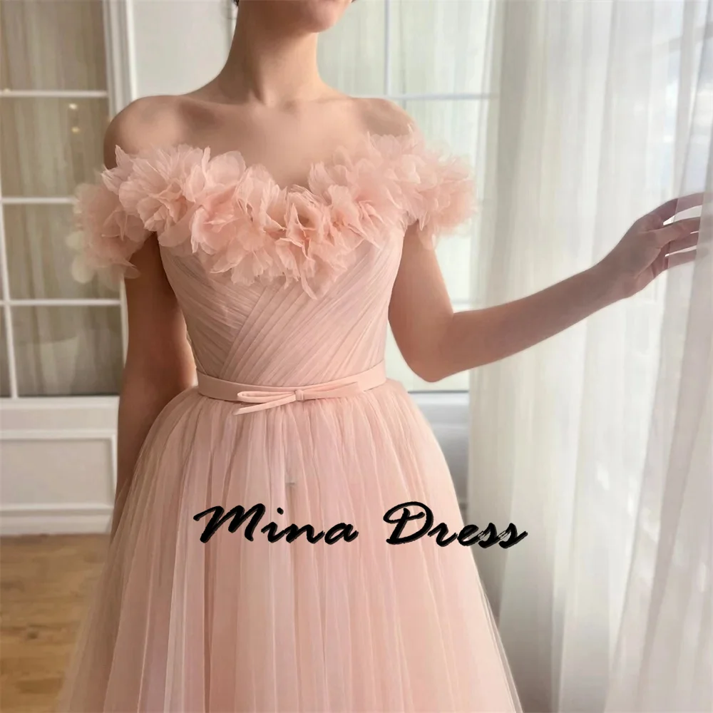 Mina Wedding Party Dress Dresses for Formal Occasions Backless Bridesmaid Dress Woman Off the Shoulders Ball Gowns Chiffon Prom