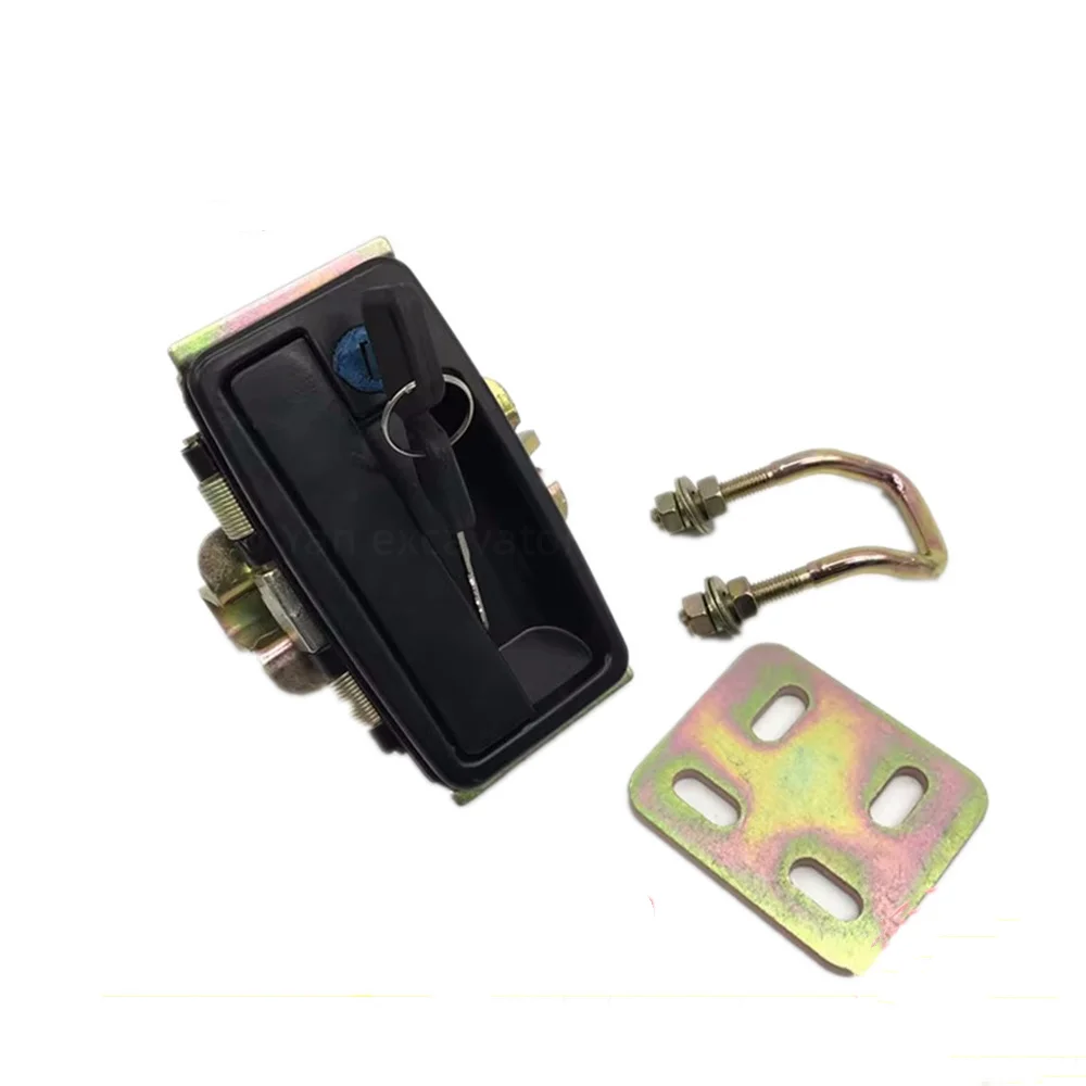 For Sany SY60 75-8-9 XCMG Longgong Lovol FR60 65 80 Back Cover Lock Engine Cover Lock Excavator Parts