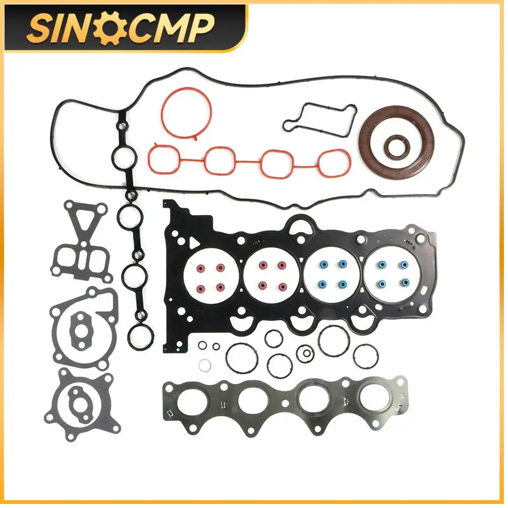 

1Set Engine Overhaul Gasket Set 20910-2BU06 For 2011-2019 Hyundai Accent Verna Elantra Kia Cee'd Forte Optima G4FJ 1.6T