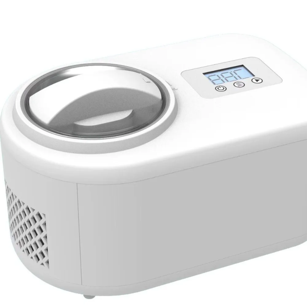 Ice cream machine - a small, fully automatic ice cream, sorbet and cone maker for home use. Essential for summer.
