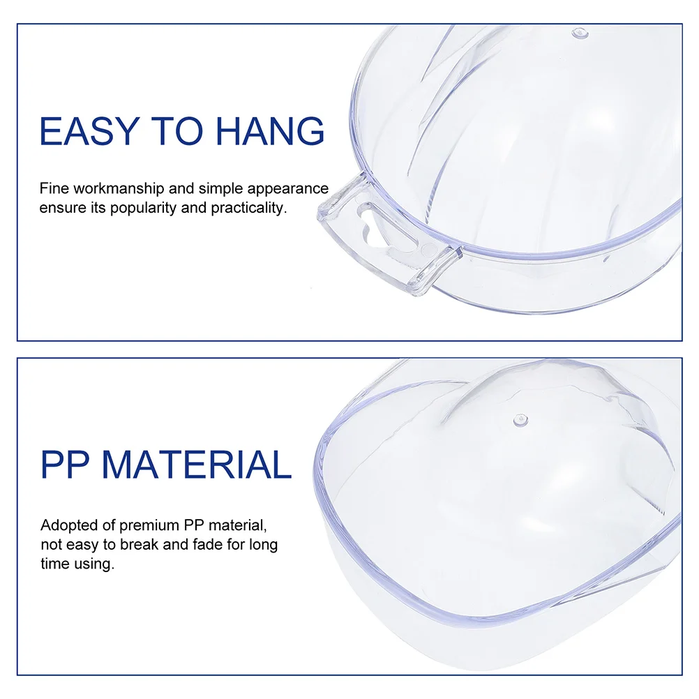 

2Pcs Transparent Acrylic Manicure Bowls Nail Soaking Containers for False Nail Removal Cuticle Nutrition Hand Care Professional