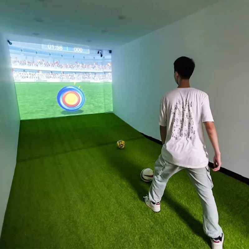 Interactive Soccer Simulation Indoor Football Trainer Wall Interactive Game for Adventure Park