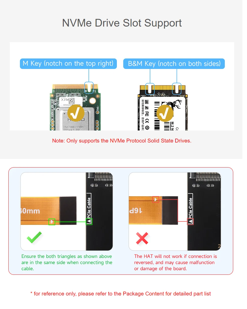 Placa adaptadora PCIe a M.2, transferencia de 8Gbps para refrigerador todo en uno Raspberry Pi 5, Compatible con discos duros NVMe 2242/2230