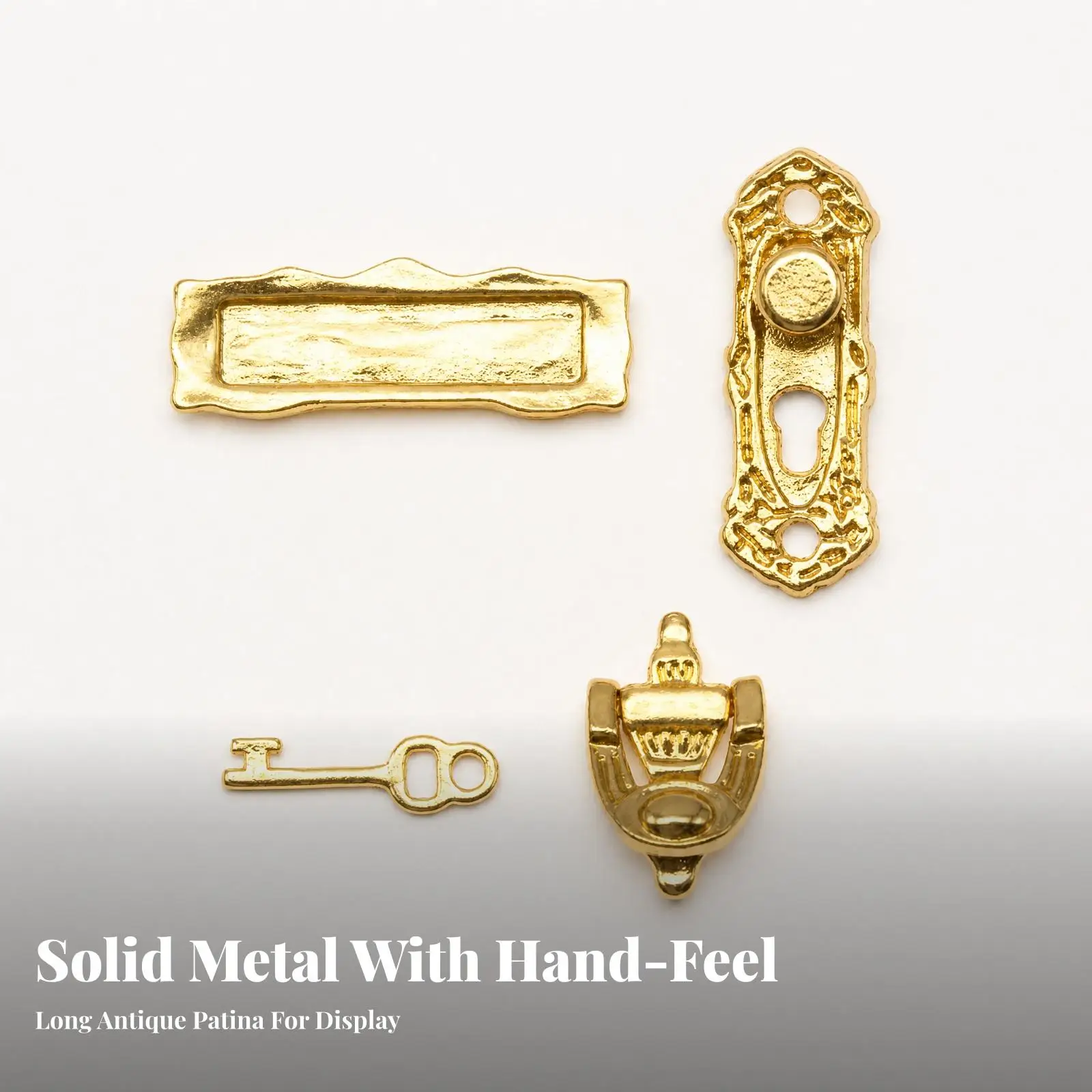 Dollhouse Mailbox Decorative Miniature Alloy Door Hardware for 1 6 Scale Doll House Furniture Decor