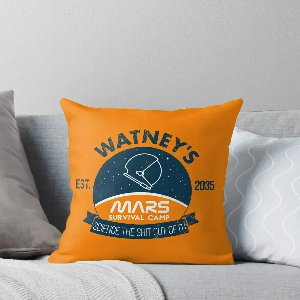 

Watney's martian survival camp Throw Pillow pillow pillowcase Room decorating items pillow