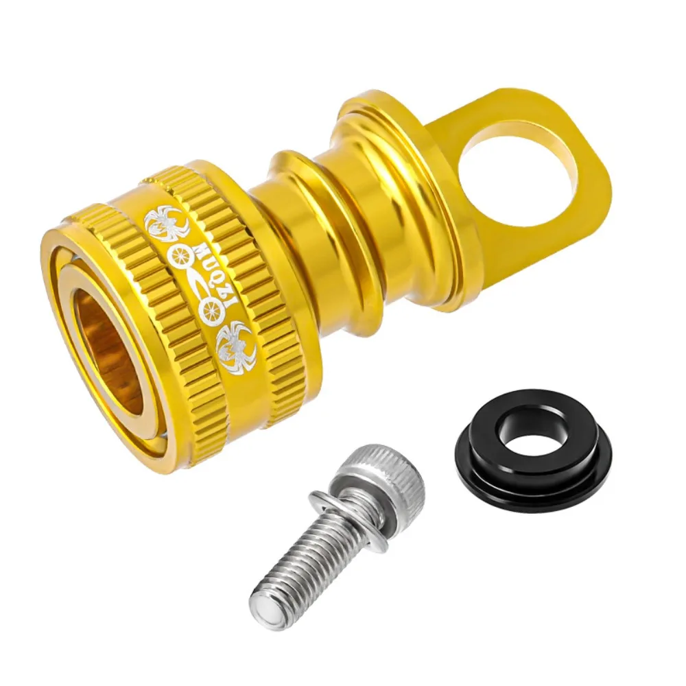 Aluminum Alloy Quick Release Pedal Adapter Anti-rust Ultra-light Bicycle Frame Mounting Base Stable Anti-corrosion