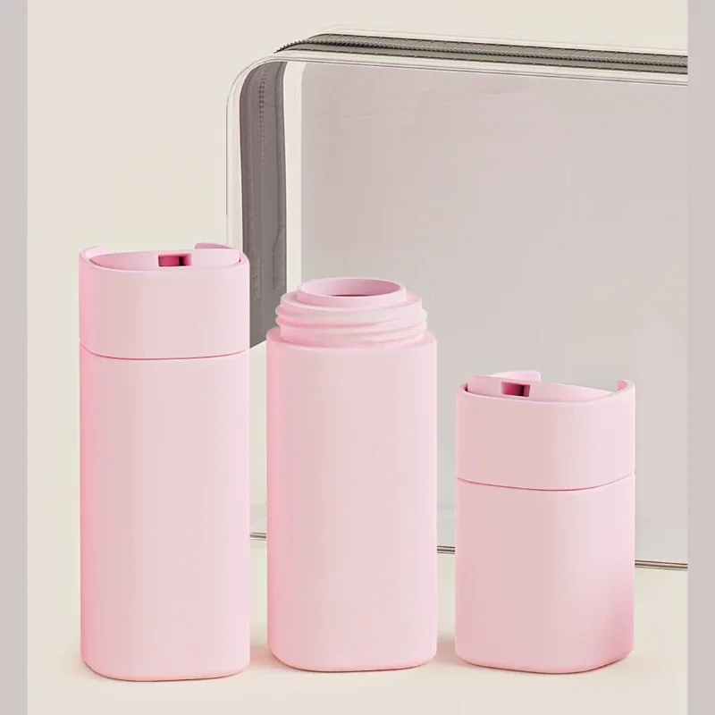 Nordic Color hose dispenser Travel Set Cosmetics Shampoo Bath Face Cream Lotion bottle Easy to carry Elegant Appearance