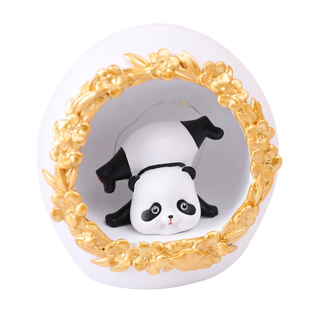Adorable Panda Cartoon Light Ornament Small Night Lamp For Bedroom Home Operated Bedside Creative Panda Star Lamp