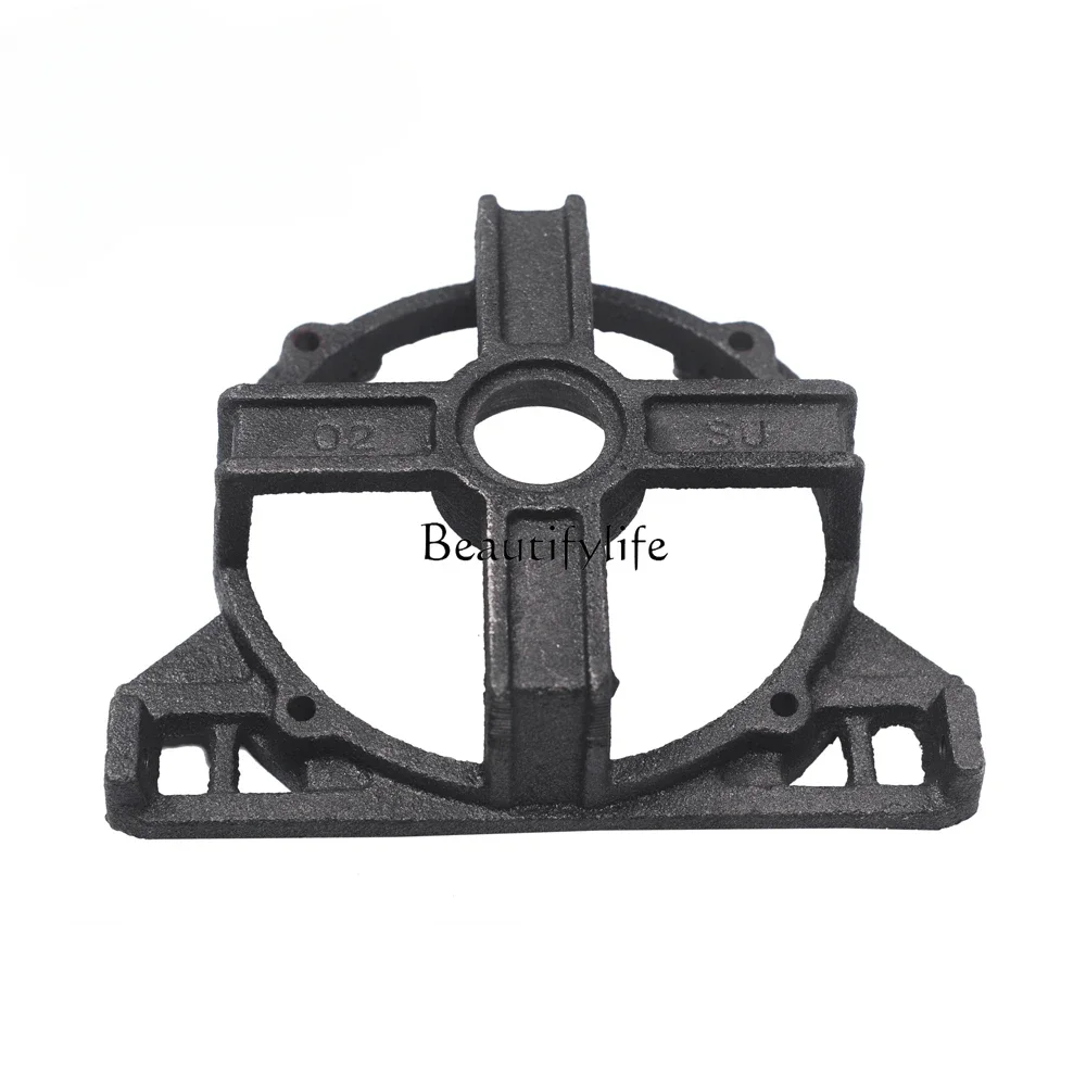 Horizontal Bar High-Pressure Air Pump Single Cylinder Bracket Cast Iron Motor Bracket Electric Air Pump Support Frame