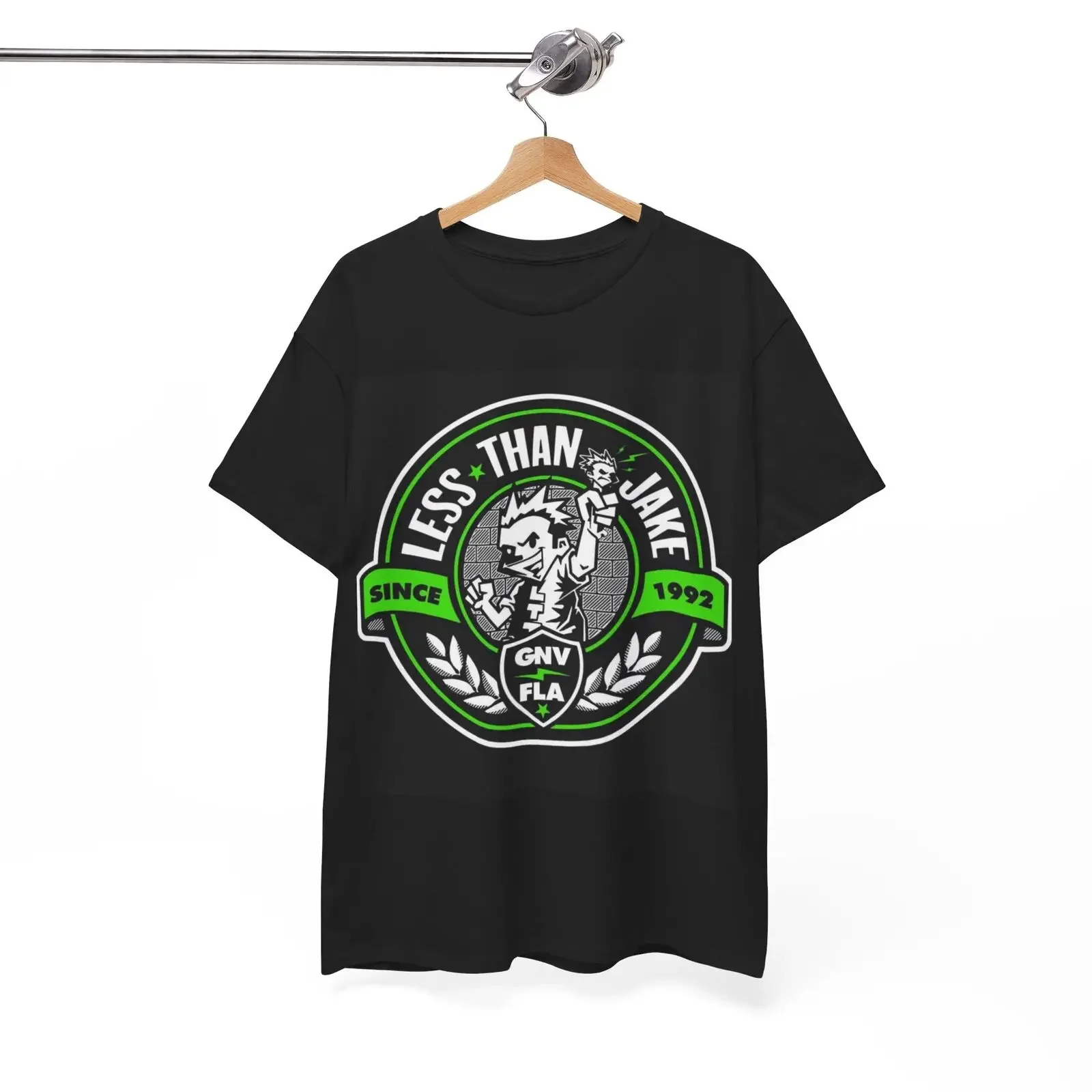 Minder dan Jake Tshirt Vintage Punkrockband Tour Merchandise Unisex Zwaar Katoenen T-Shirt