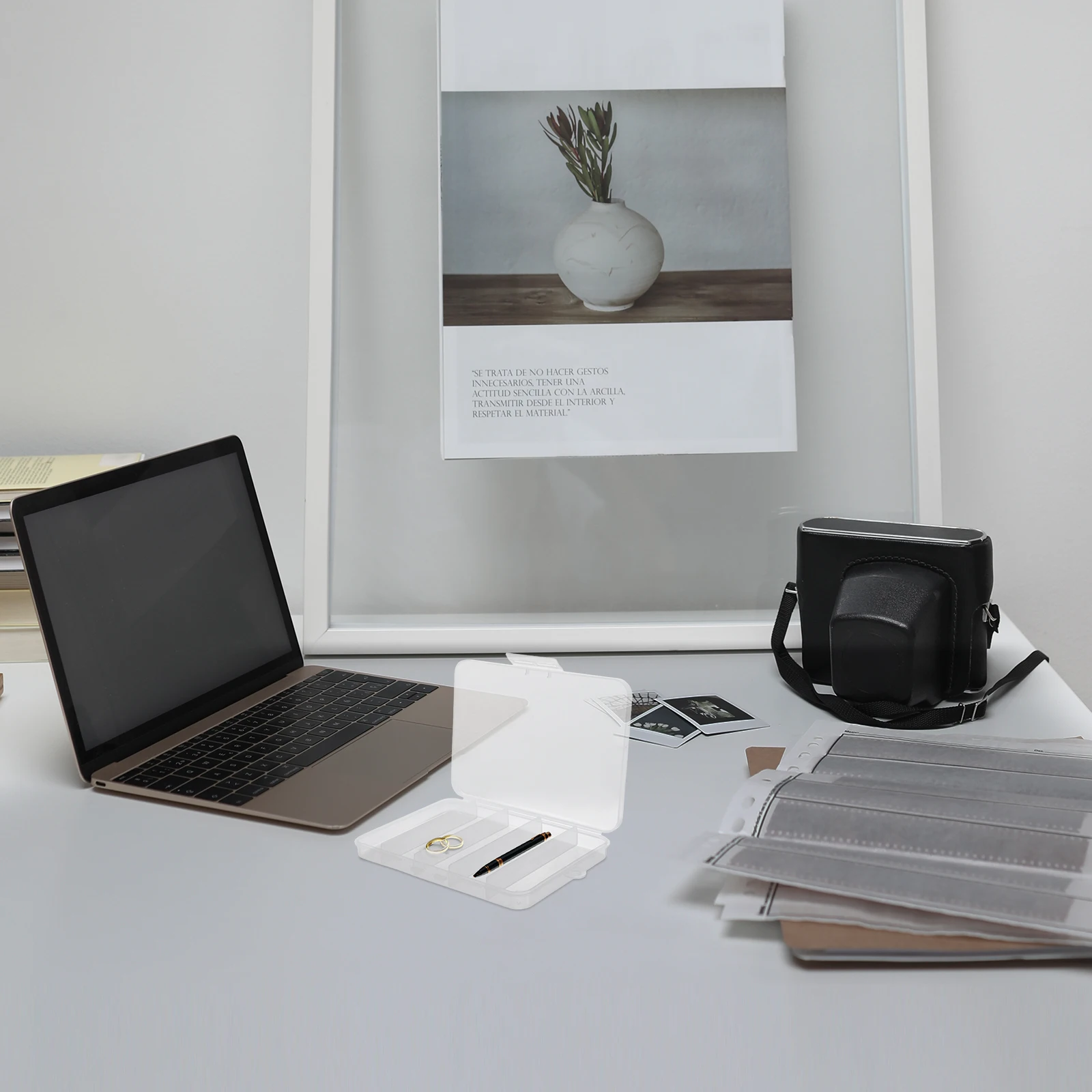 

3 pcs 5-Grid Transparent Pp Plastic Tool Storage Box For Small Parts Diy Craft Supplies Fishing Tackle Jewelry Bead Organizer