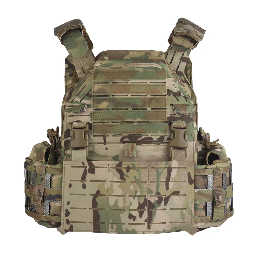 LBT style 6094 LG4 tactical vest, waist side panel pockets, left and right wireless pockets