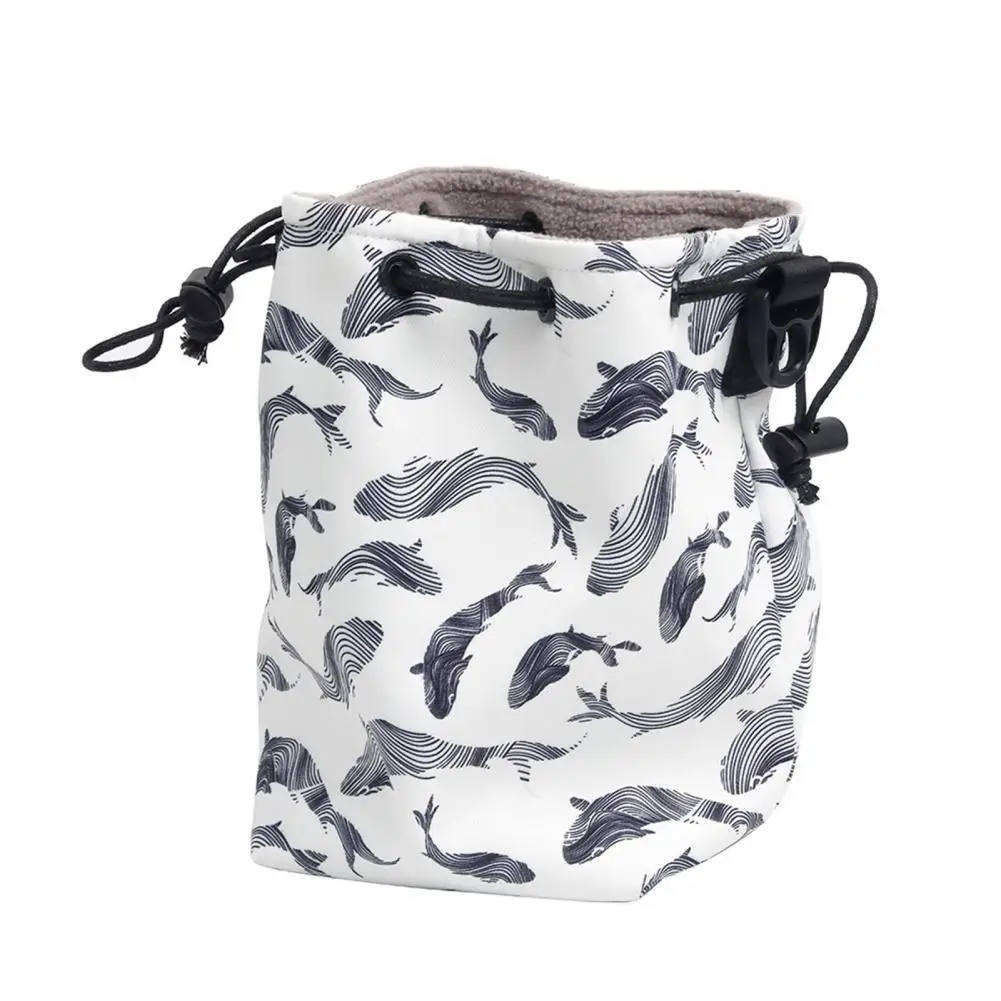 

Storage Bag with Fleece Anti shock Storage Bag Waterproof Drawstring Camera Storage Bags Anti shock for