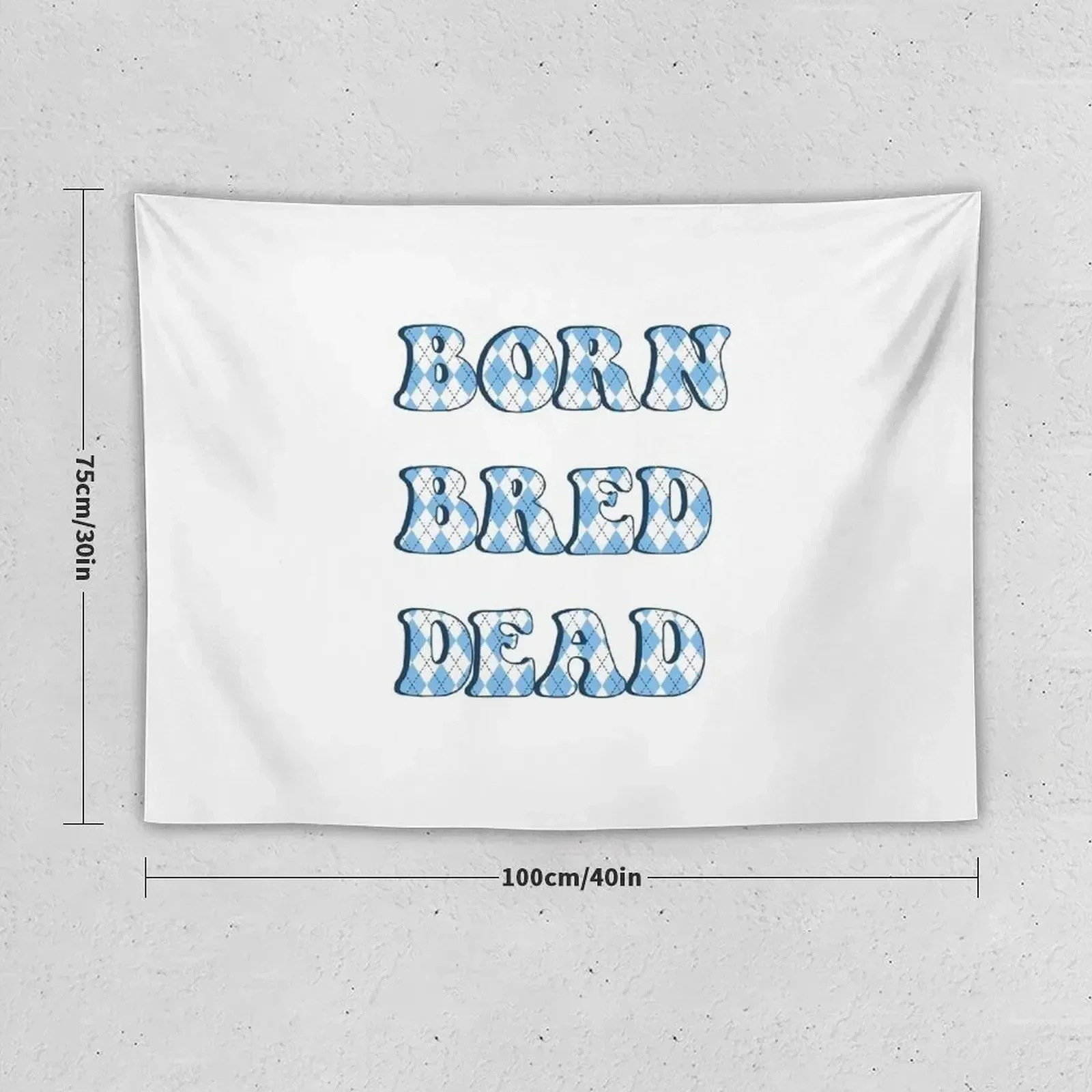 Born Bred Dead Argyle Tapestry Carpet Wall Carpet On The Wall Bedroom Organization And Decoration Tapestry