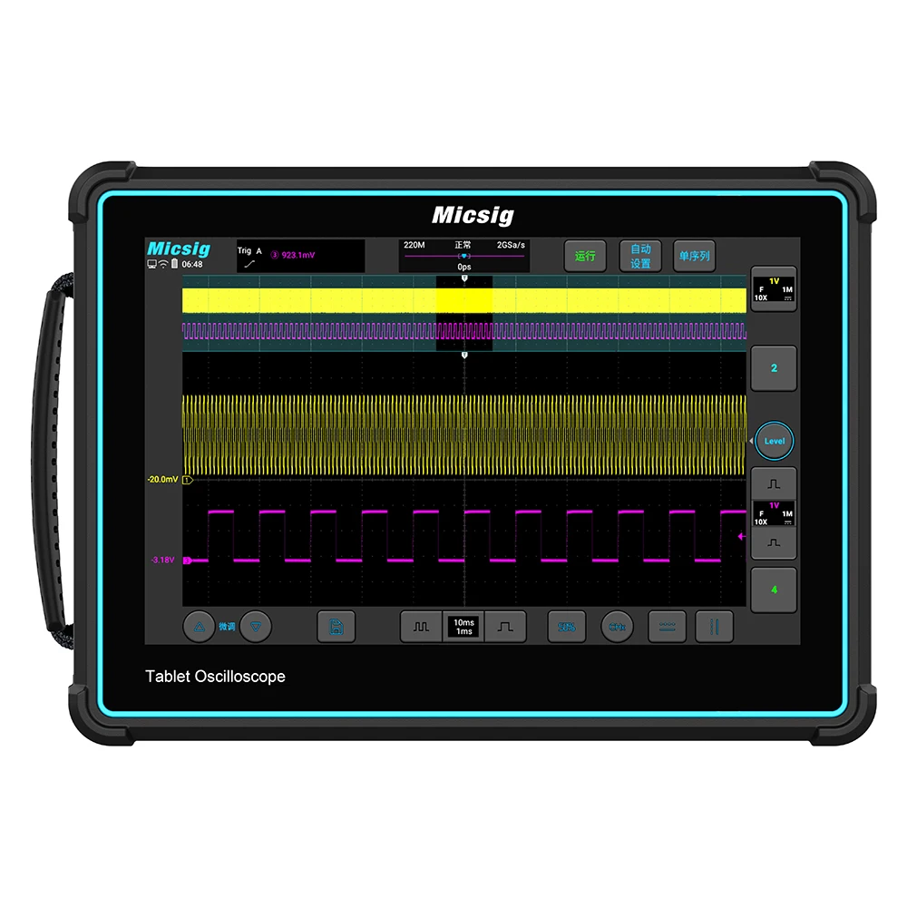 Micsig TO2002 STO2002 Oscyloskop cyfrowy 2-kanałowy, wysokowydajny i wielofunkcyjny oscyloskop tabletowy Dwa modele