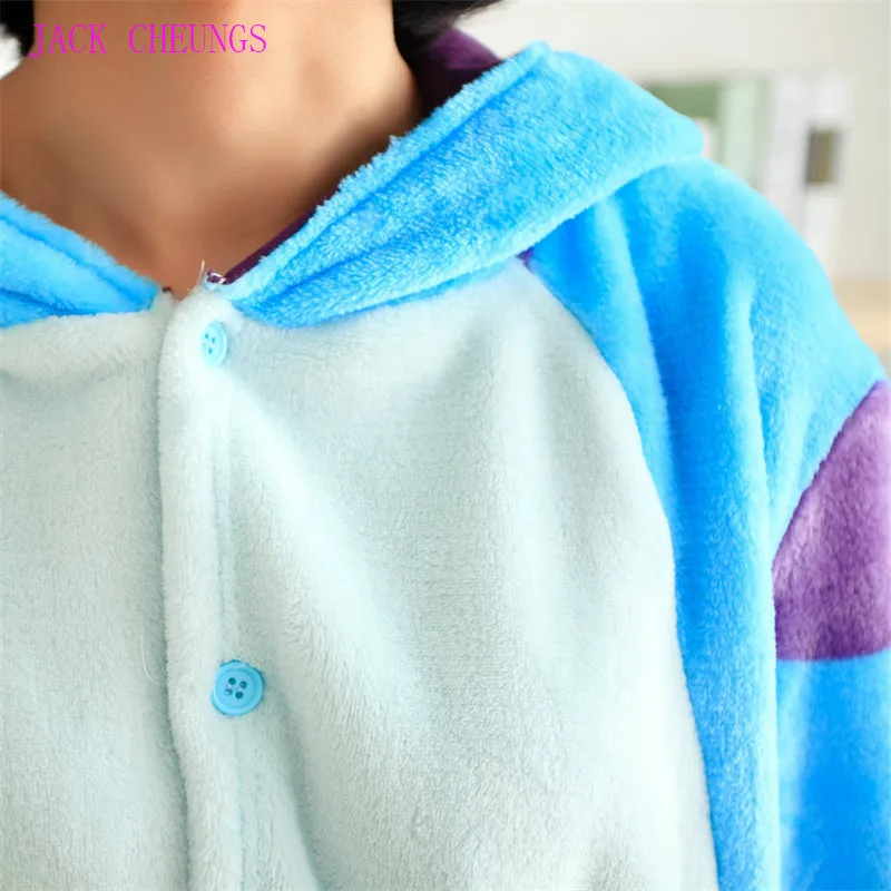 الوحش سولي سوليفان الكبار Kigurumi نيسيس منامة الكرتون الحيوان زي للجنسين هالوين أنيمي تأثيري فستان الحفلات #4