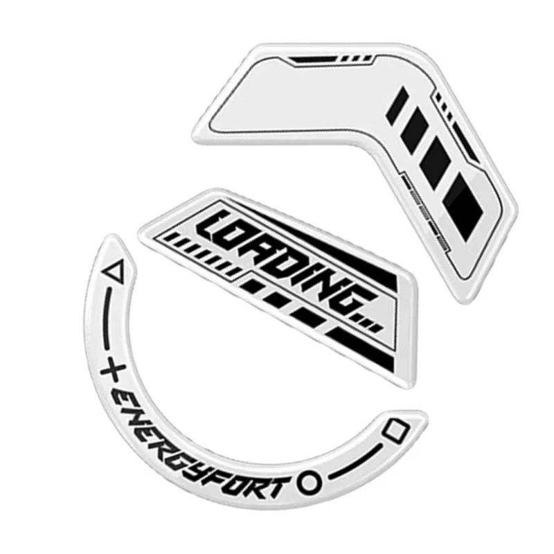 ملصقات زلاجات الفأرة الزجاجية ذات حواف منحنية مستديرة وأقدام الماوس لـ G502 X Lightspeeds / G502 X