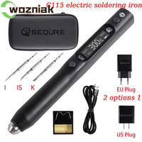 SEQURE S20 Nano Soldering Iron Compatible With C115 Tips Support PD/QC Power Supply  For Precision Electronic/Phone Repair