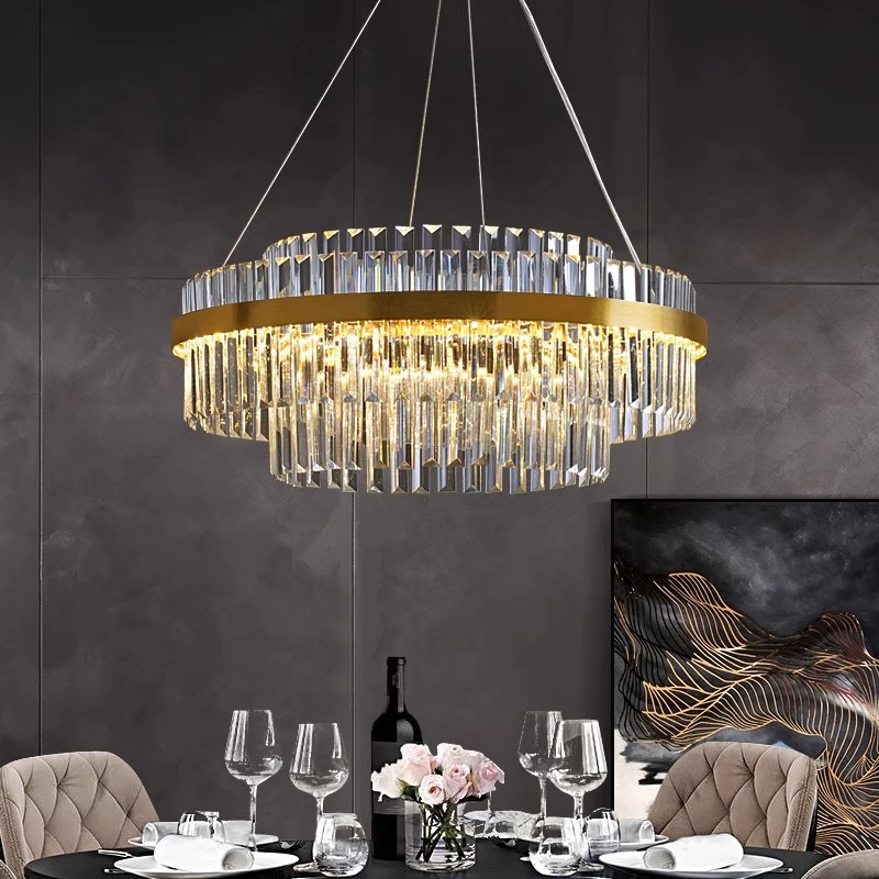 

home decorationPendant lights, luxury crystal living room chandelier, bedroom Pendant lamp, ceiling light, indoor lighting