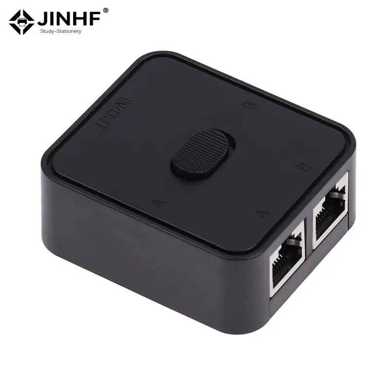 

2 Port Gigabit Network Switch RJ45 Switch Network Splitter Cable Extender 1000mbps Selector Power Free 2 Way Adapter Connector