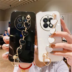 Luxury Plating Love Bracelet Anti-fall Case for Huawei Mate 50 Cases For Huawei Mate 50 40 30 20 10 Pro Sexy Cover Case mate50