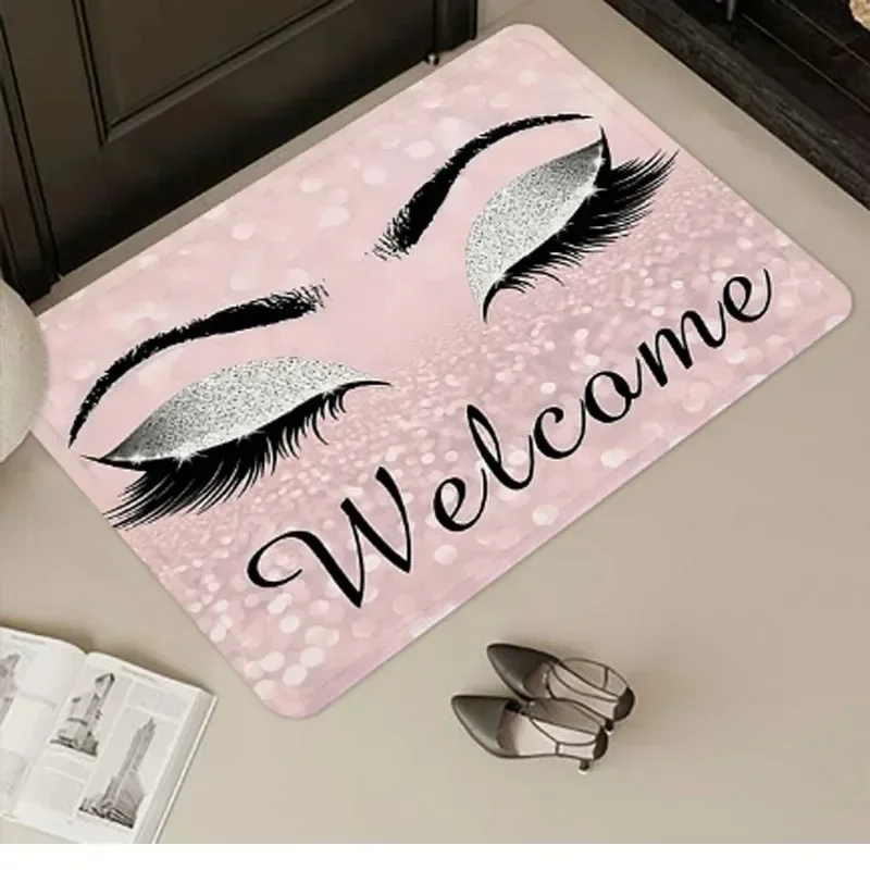 Magic Blue Eyes Bath Mats Super Absorbent Carpet Non-slip Kitchen Balcony Diatom Mud Foot Mat Home Living Room Decorative Rugs