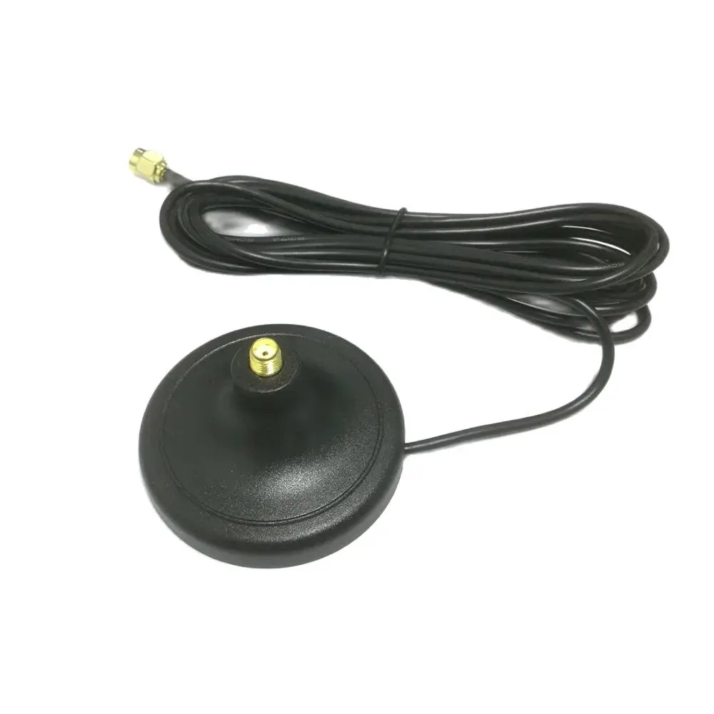 

Brand New 2.4GHz Antenna Base with 3M Extension Cable RP SMA MaleConnector Magnetic Base for Router Network Card #2