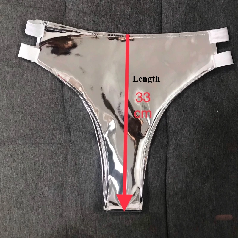 Shiny Women's Sexy Micro Shorts Nightclub Slimming Patent Leather Glossy Tiny Bikini Short Panties for Dancer Stage Performances