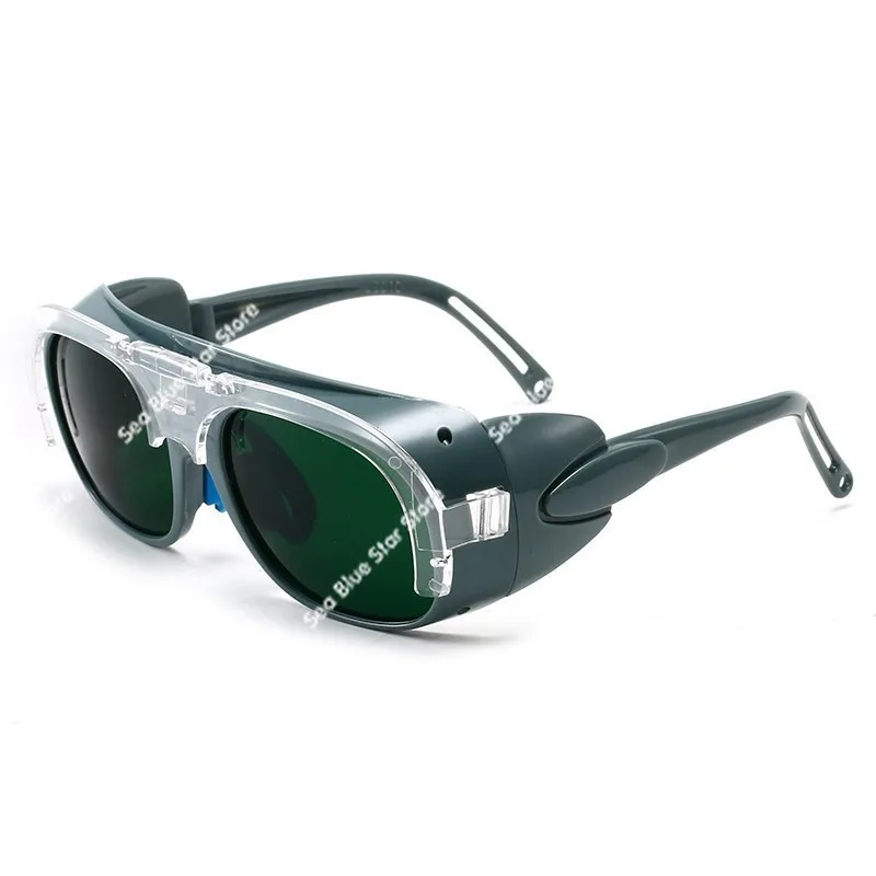 Labor protection glasses Transparent cycling   Multifunctional dustproof, windproof and splash-proof argon arc welding glasses