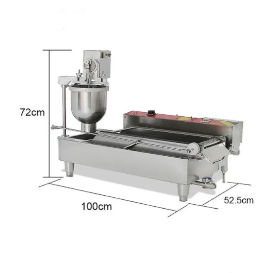 for Commercial Equipment For Production Of Donuts Manual Donut Doughnut Making Frying Machine Manual doughnut maker making