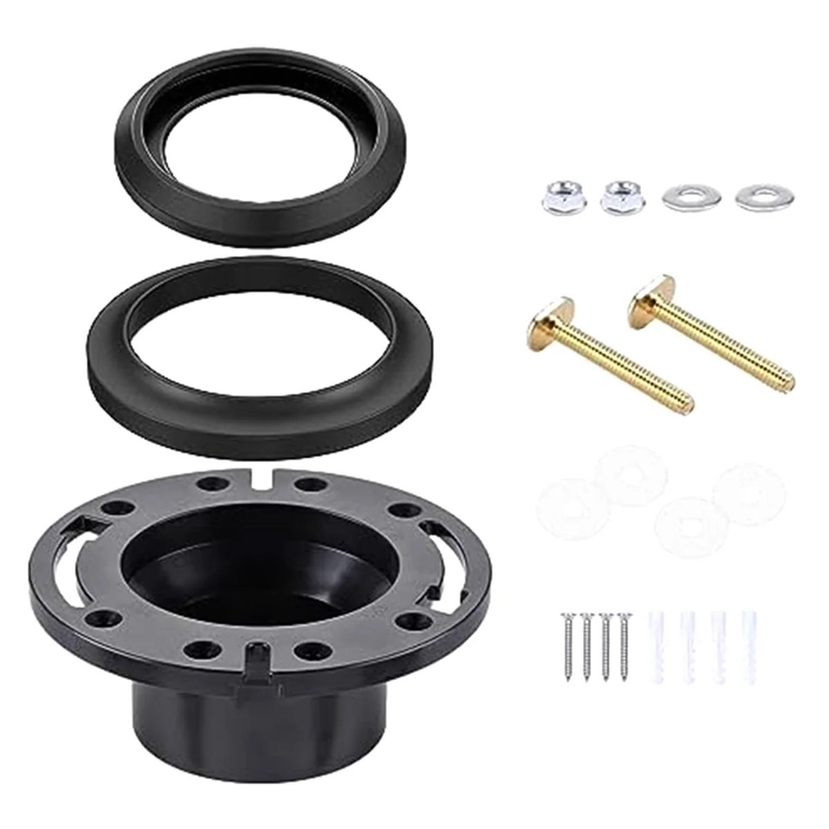 3-In-1 Combo RV Toilet Seal and Flange Kit - Perfect Fit for Residence Models