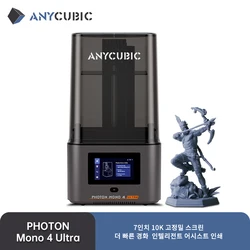 예약 구매 ANYCUBIC 포톤 모노 4 울트라 AE Version  LCD 3D 프린터, 7 인치 10K 고화질 스크린, UV 송진 3D 인쇄, 153 × 87 × 165mm