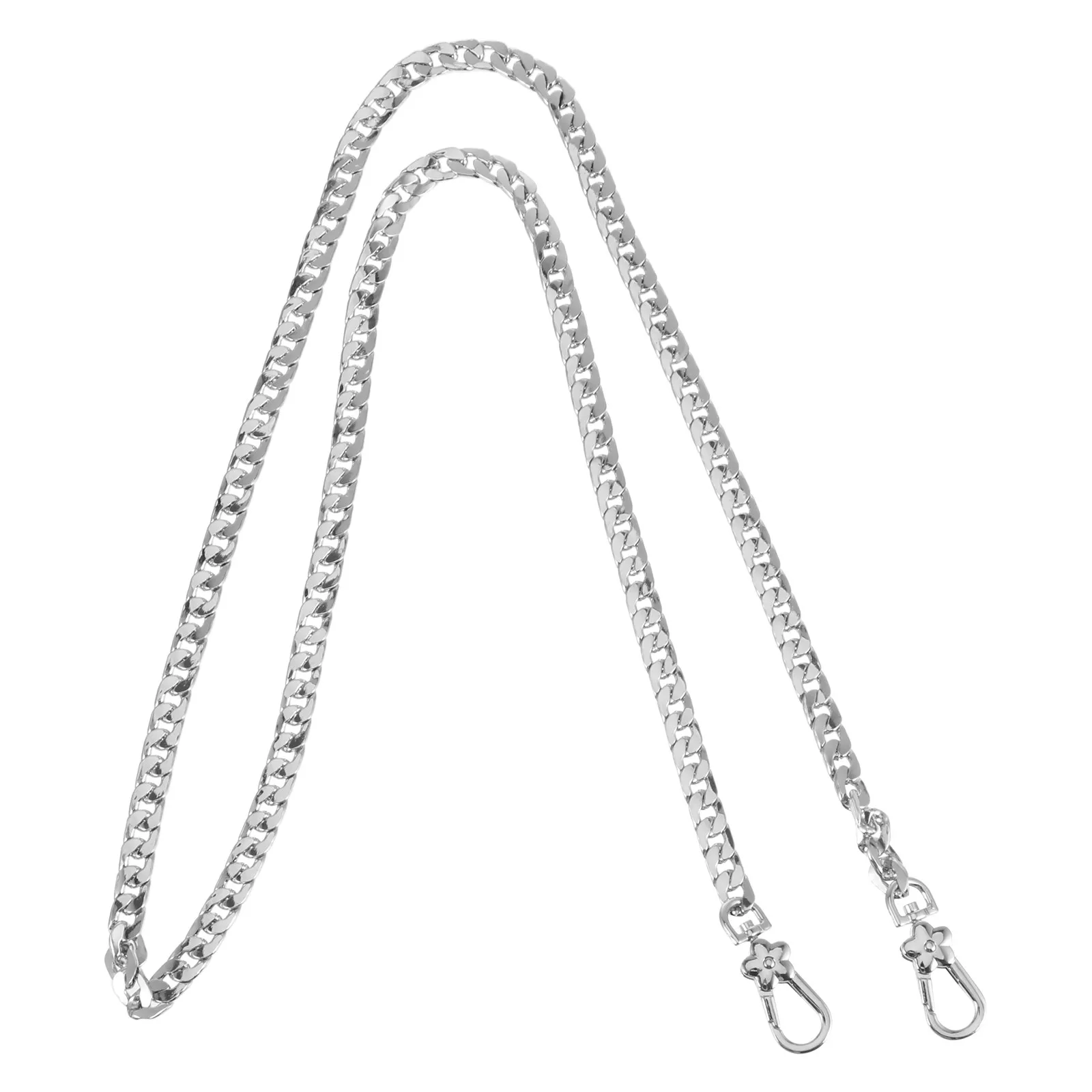 Handbag Chains Polished Multi Layer Electroplating Metal Chain Replacement Strap for Cross Body Bag Shoulder Purse Strap