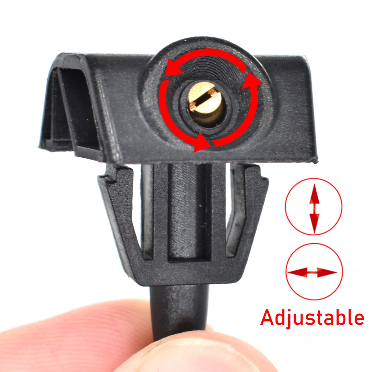 2X Front Windshield Wiper Washer Water Spray Nozzle Jet For Nissan TIIDA SYLPHY X-trail JUKE F15 Venucia D50 R50 Car Accessories