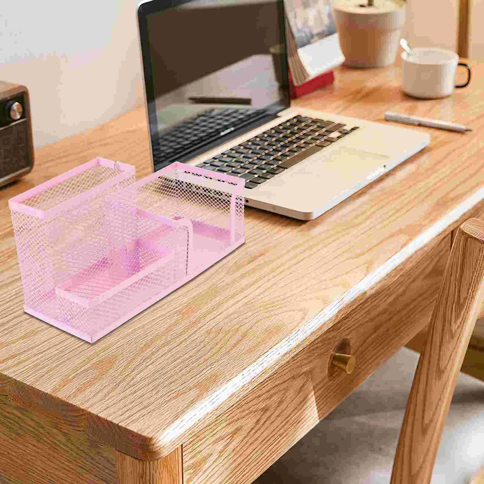 Desk Organizer Tray Mesh Pen Holder Metal Pencil Dispenser for Classroom Penholder Holders Office Organizers and Accessories