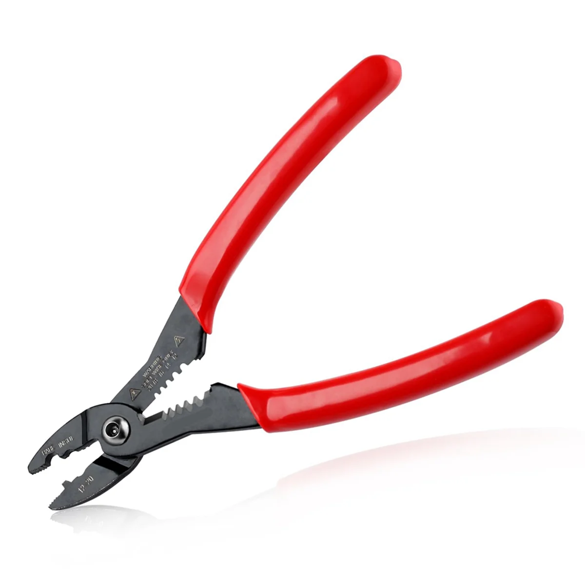 4-In-1 Multi-Purpose Electricians Pliers Wire Cutter, Stripper, Gripper for 12-20 AWG Insulated & Non-Insulated Wires