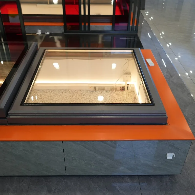 Customized Modern Aluminum Alloy Skylight With Laminated Glass Fit Villa Residential Outdoor Construction Project Large Scale