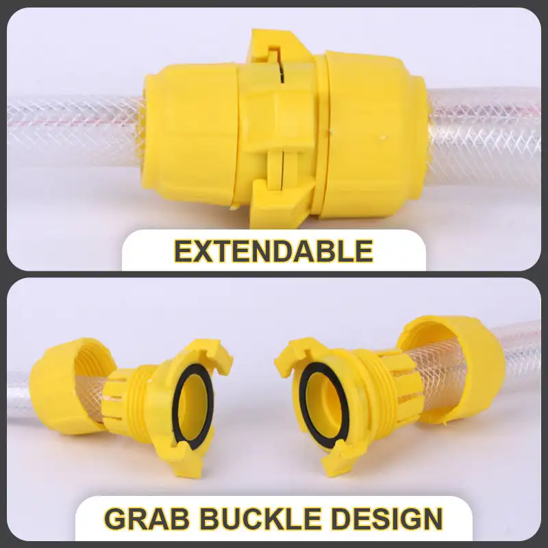 Snelle Grab Gesp Waterleiding Connector Waterleiding Reparatie Tuin Watering Slang Abs Snelkoppeling Pijp Accessoires