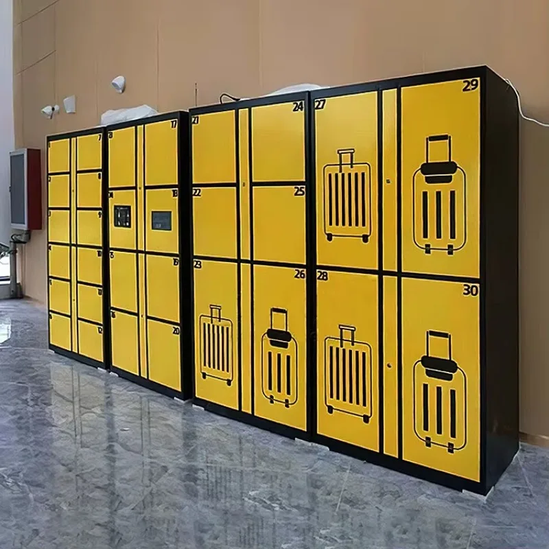Airport Self Service Intelligent Luggage Storage Cabinet Shared Storage Cabinet Custom