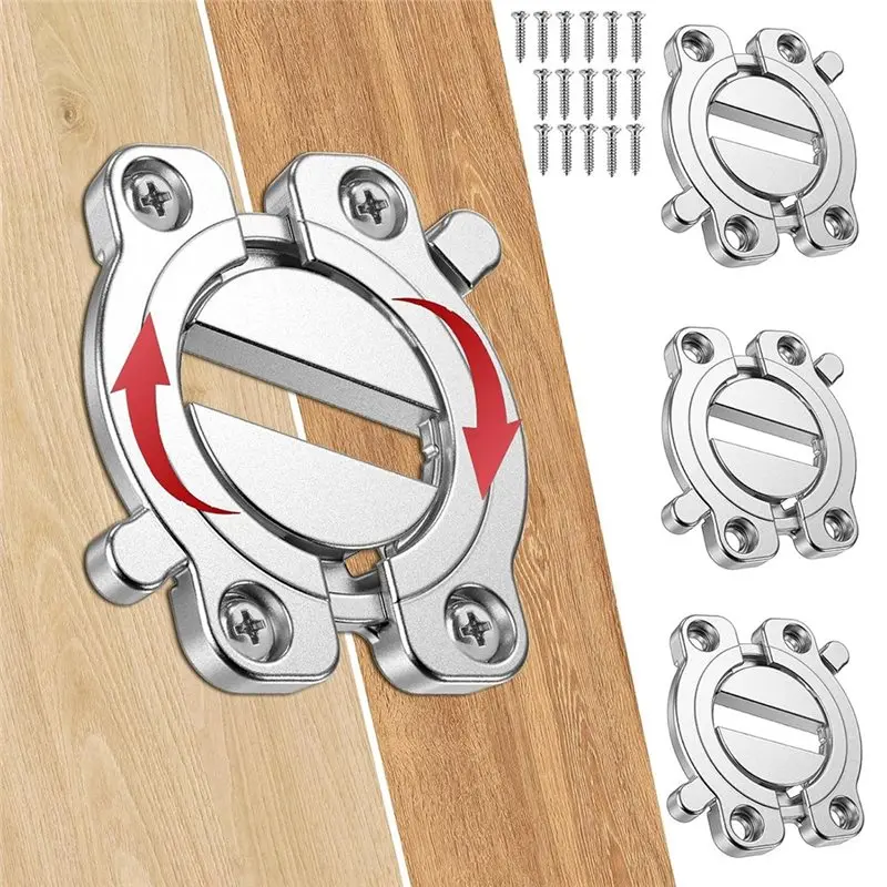 SHGO Heavy Duty Table Buckle Connectors, 4 Pack Table Leaf Locks and Latches for Extension Dining Table