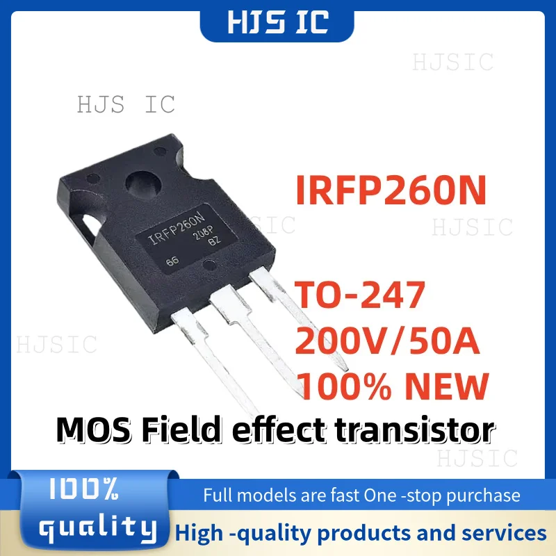 5-10-20PCS 100% 새 제품 IRFP260NPBF IRFP260N IRFP260 TO-247 200V/50A MOS 전계 효과 트랜지스터 최고 품질 재고 있음