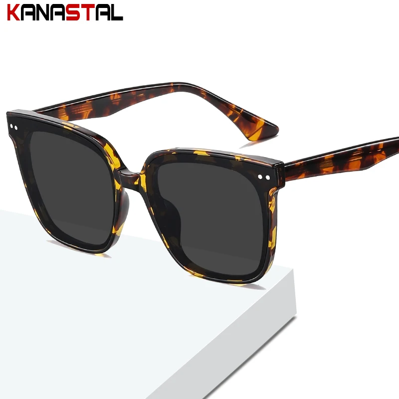 Women Polarized Sunglasses Men UV375 Sun Glasses TR90 Spuare Eyeglasses Frame Driving Beach Bike Travel Anti Glare Shade Eyewear