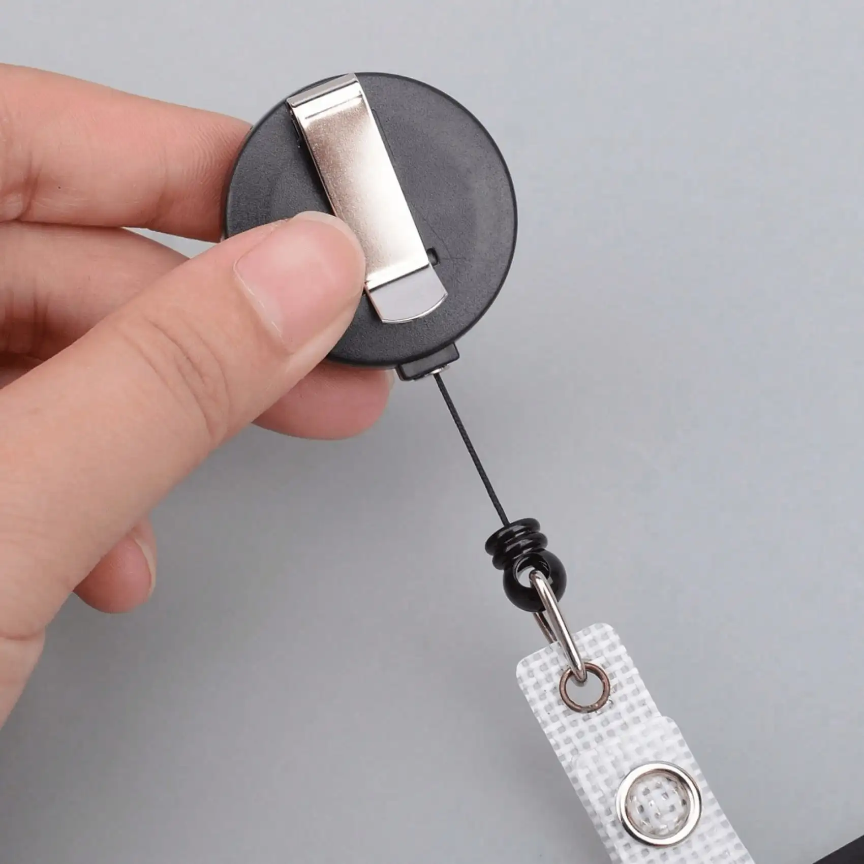 ID-kaarthouder met sleutelkoord Transparante badgehoes Creditcardbeschermer Kantoorbenodigdheden Schoolaccessoires