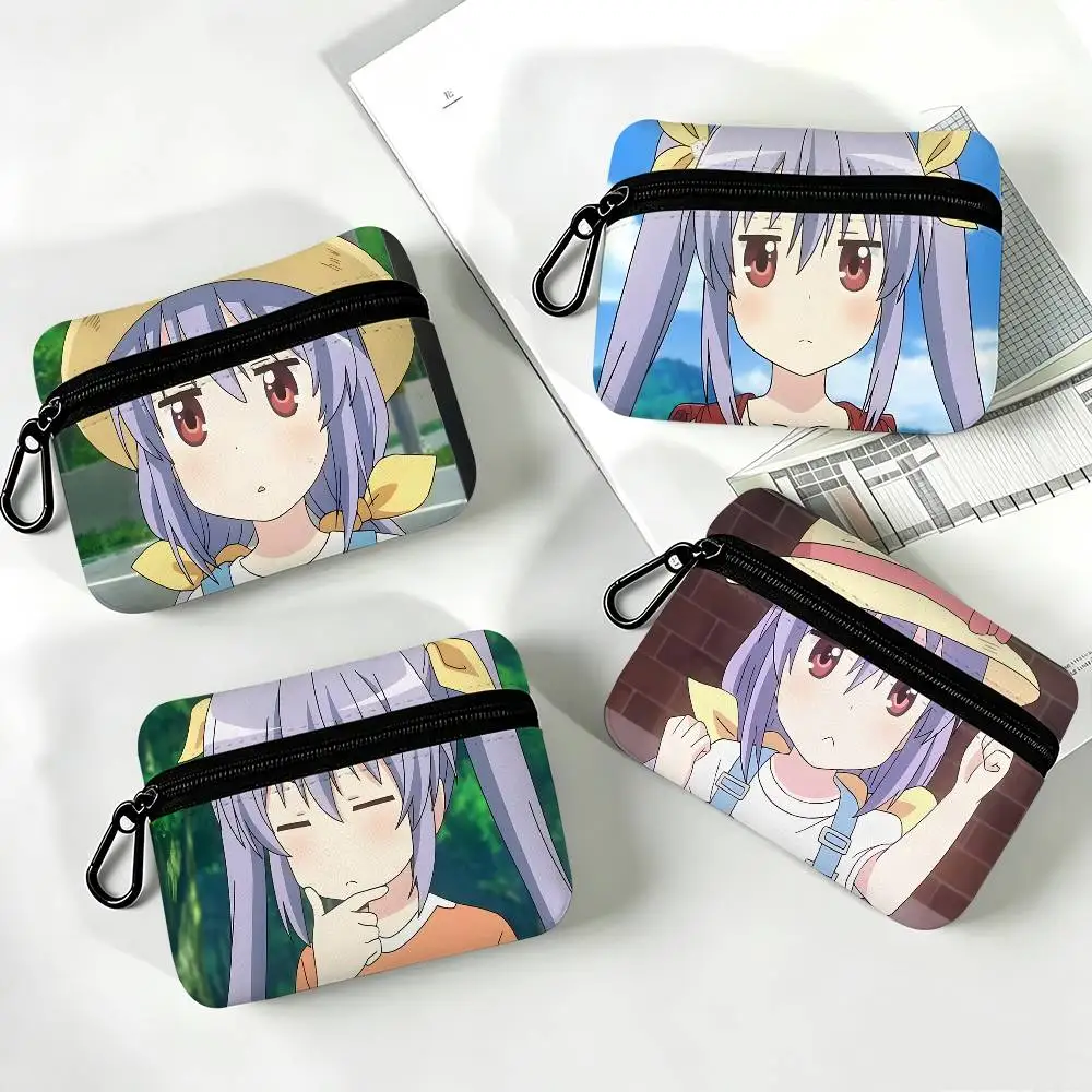 1pc Renge Miyauchi Anime Characters Coin Purse With Carabiner Hook Portable Key Card Wallet Small Zipper Storage Pouch
