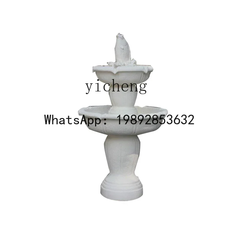 

B1 outdoor fountain European sculpture fish pond flowing water living room decoration floor garden ornament fairy garden