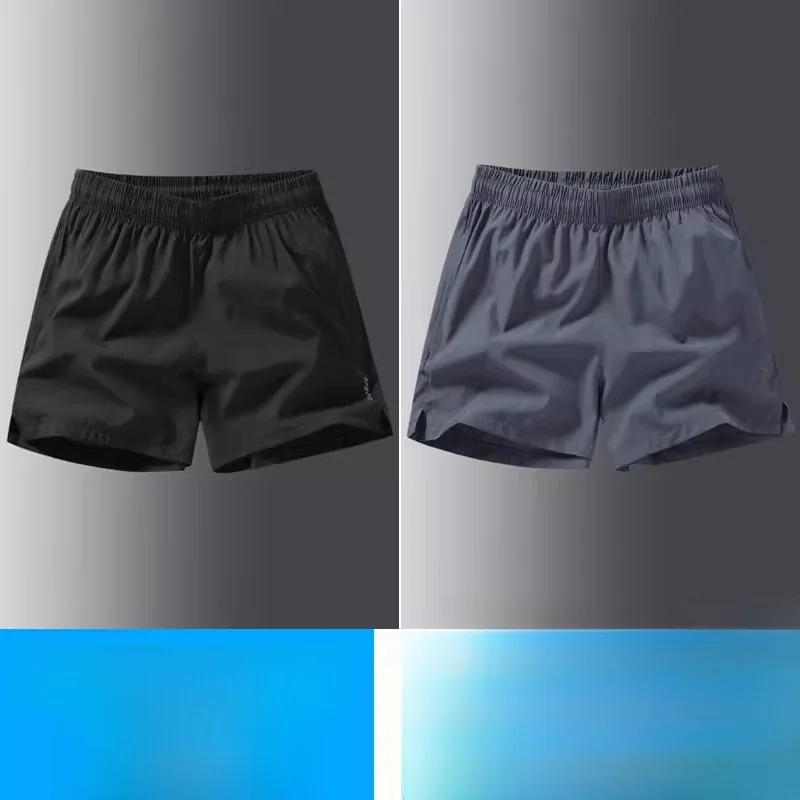 

Men's Sport orts Qui Dry Breathable Running Fitn Tee-Quarter Length Loose Large Size Baskeall Tennis Quadripartition